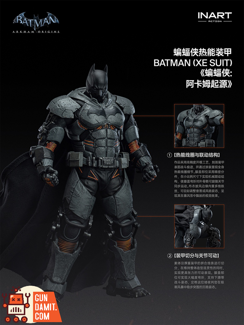 INART 1/12 MAG G0013 Batman: Arkham Origins Batman XE Suit - View 14 INART 1/12 MAG G0013 Batman: Arkham Origins Batman XE Suit - View 14