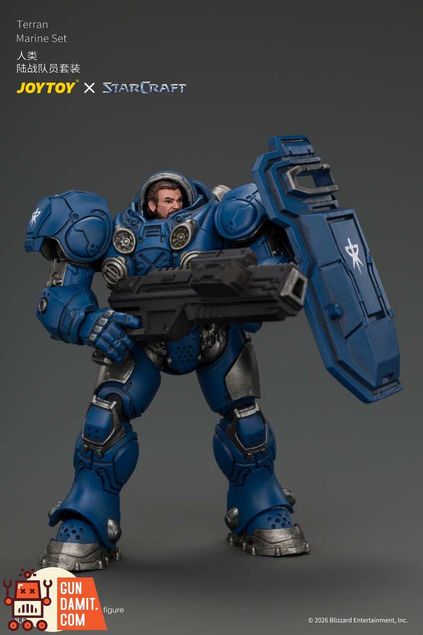 JoyToy JT05152 1/25 STARCRAFT Terran Marine Set - View 4 JoyToy JT05152 1/25 STARCRAFT Terran Marine Set - View 4