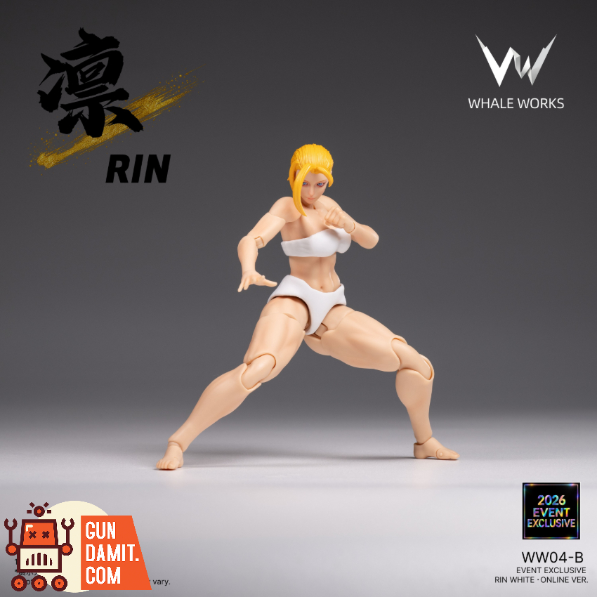 Whale Works 1/12 WW04-B White Suit Painted Female Body Rin 2026 Event Exclusive Online Version - View 4 Whale Works 1/12 WW04-B White Suit Painted Female Body Rin 2026 Event Exclusive Online Version - View 4
