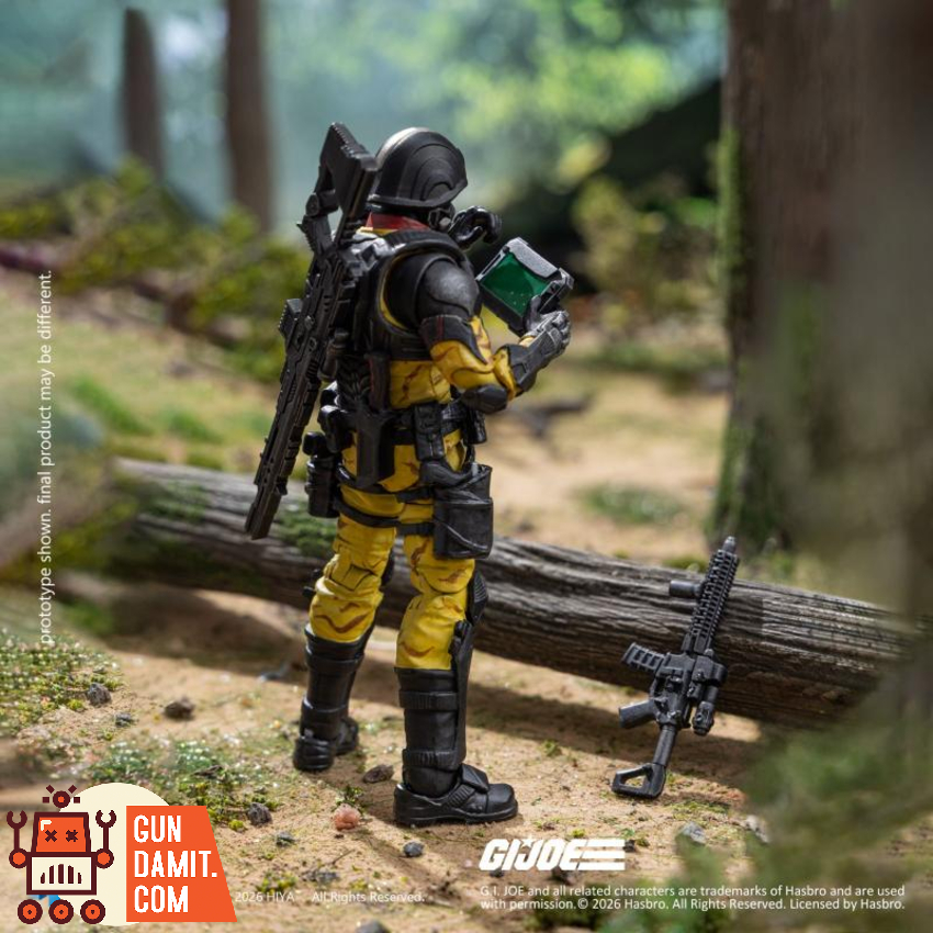 Hiya Toys 1/18 EMG0462 G.I. Joe Cobra Officer Python Patrol Version - View 7 Hiya Toys 1/18 EMG0462 G.I. Joe Cobra Officer Python Patrol Version - View 7