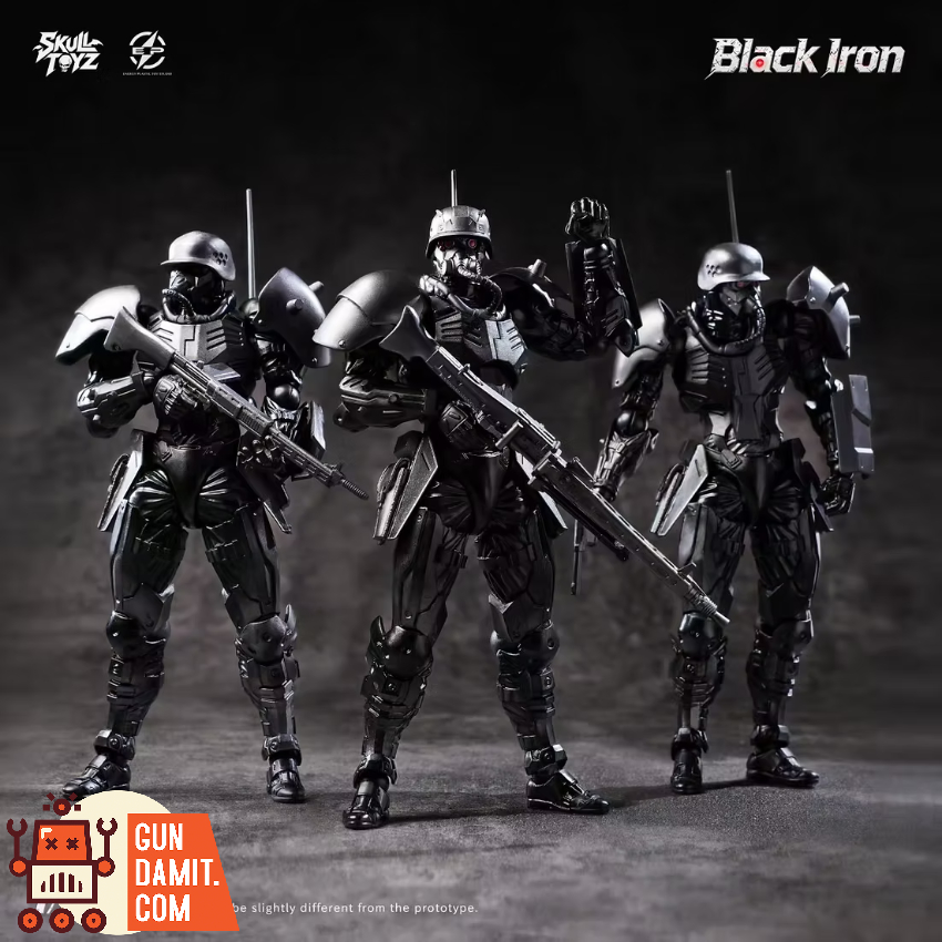 Skull Toyz x Snake 1/12 SK002-B Black Iron Classic Team - View 1 Skull Toyz x Snake 1/12 SK002-B Black Iron Classic Team - View 1