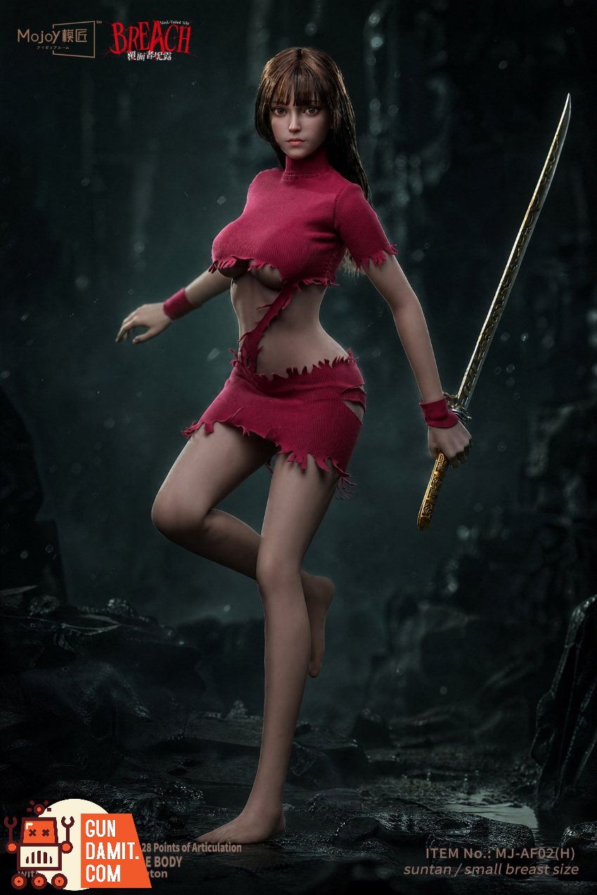 Mojoy 1/6 MJ-AF02H Slender Girlish Body with Head Sculpt Red Ver. - View 6 Mojoy 1/6 MJ-AF02H Slender Girlish Body with Head Sculpt Red Ver. - View 6