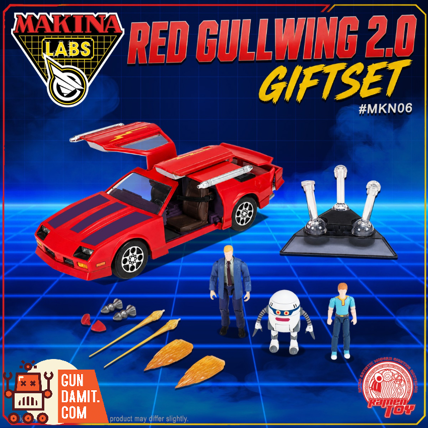 Ramen Toy MKN06 Red Gullwing 2.0 Giftset - View 7 Ramen Toy MKN06 Red Gullwing 2.0 Giftset - View 7