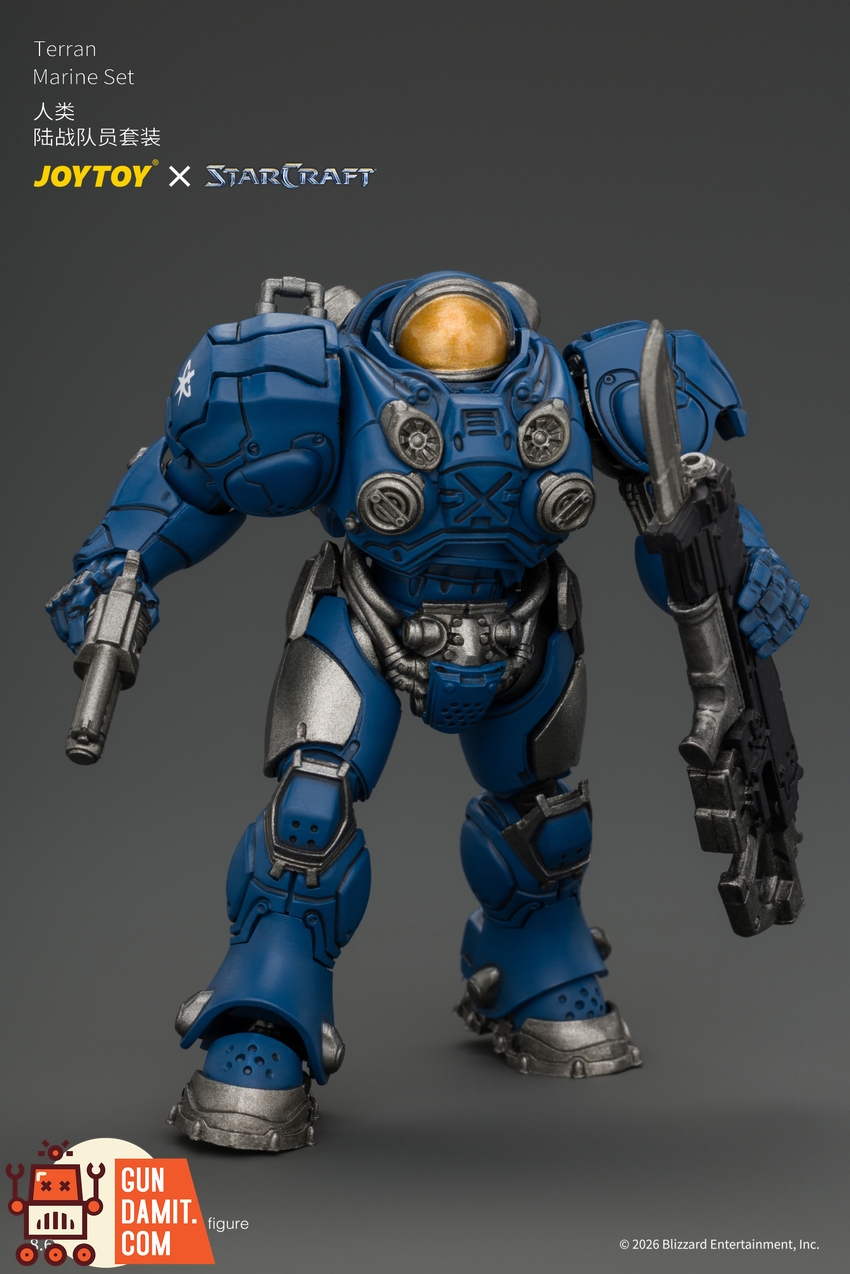 JoyToy JT05152 1/25 STARCRAFT Terran Marine Set - View 12 JoyToy JT05152 1/25 STARCRAFT Terran Marine Set - View 12
