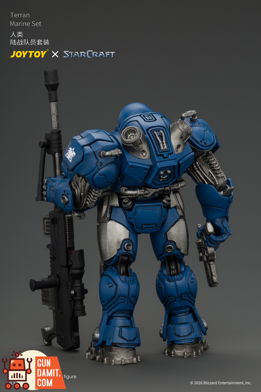 JoyToy JT05152 1/25 STARCRAFT Terran Marine Set - View 7 JoyToy JT05152 1/25 STARCRAFT Terran Marine Set - View 7