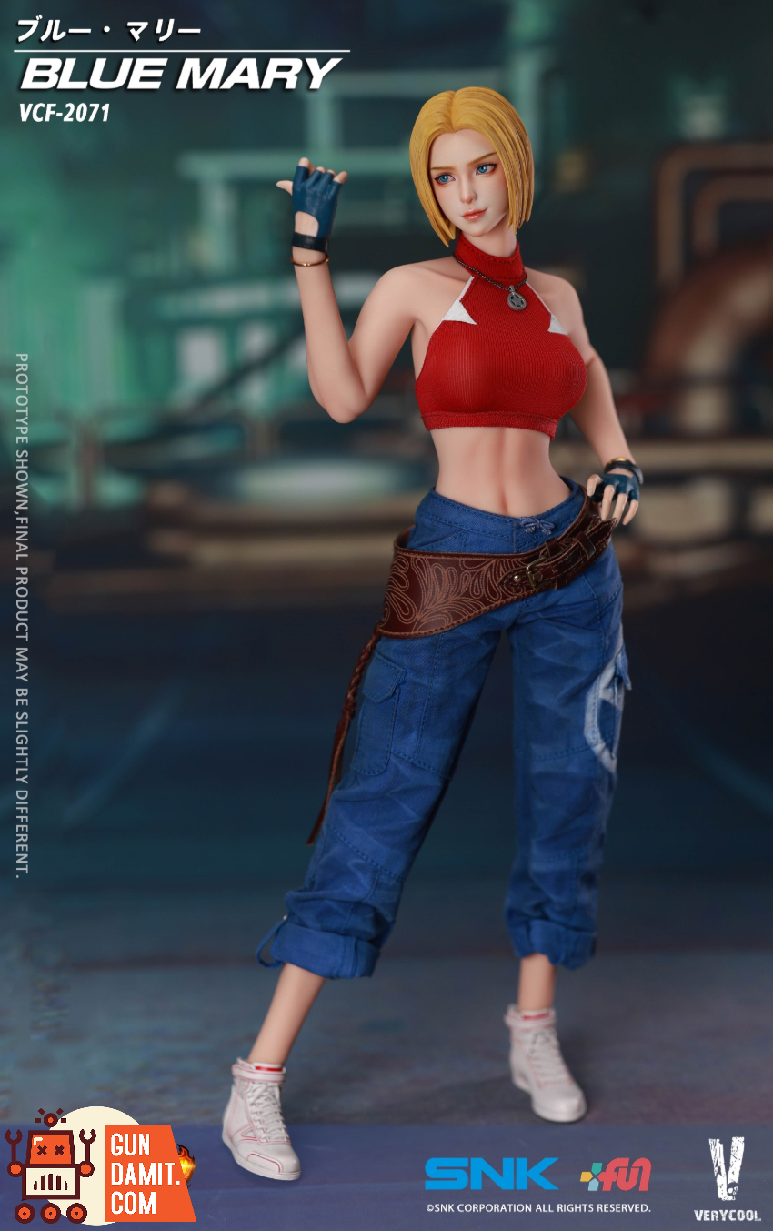 VERYCOOL 1/6 VCF-2071 The King of Fighters XIV Blue Mary - View 18 VERYCOOL 1/6 VCF-2071 The King of Fighters XIV Blue Mary - View 18