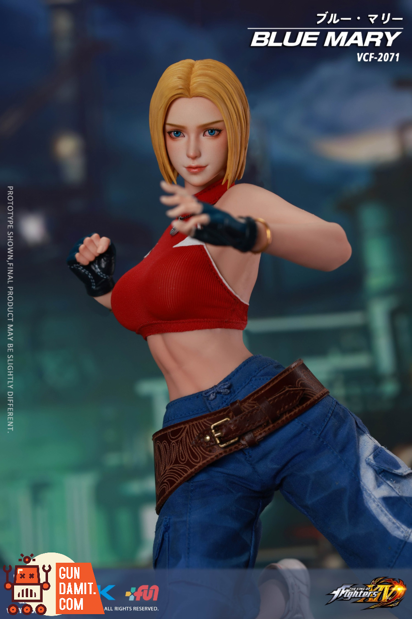 VERYCOOL 1/6 VCF-2071 The King of Fighters XIV Blue Mary - View 16 VERYCOOL 1/6 VCF-2071 The King of Fighters XIV Blue Mary - View 16