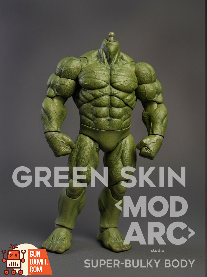 MODARC Studio Super Bulky Figure Body Green Skin Version - View 3 MODARC Studio Super Bulky Figure Body Green Skin Version - View 3