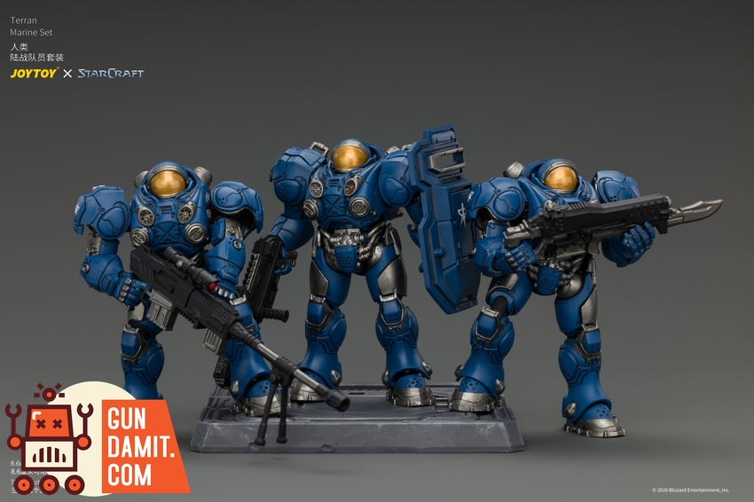 JoyToy JT05152 1/25 STARCRAFT Terran Marine Set - View 14 JoyToy JT05152 1/25 STARCRAFT Terran Marine Set - View 14