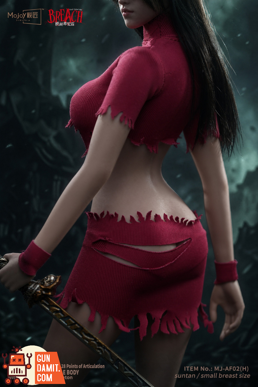 Mojoy 1/6 MJ-AF02H Slender Girlish Body with Head Sculpt Red Ver. - View 13 Mojoy 1/6 MJ-AF02H Slender Girlish Body with Head Sculpt Red Ver. - View 13