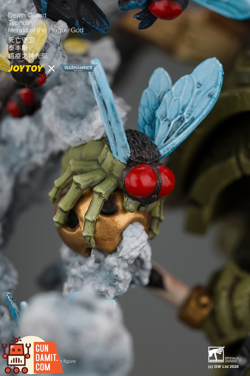 JoyToy JT05480 1/18 Warhammer 40K Death Guard Typhus Herald of the Plague God - View 11 JoyToy JT05480 1/18 Warhammer 40K Death Guard Typhus Herald of the Plague God - View 11