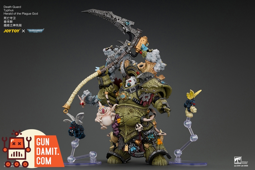 JoyToy JT05480 1/18 Warhammer 40K Death Guard Typhus Herald of the Plague God - View 16 JoyToy JT05480 1/18 Warhammer 40K Death Guard Typhus Herald of the Plague God - View 16