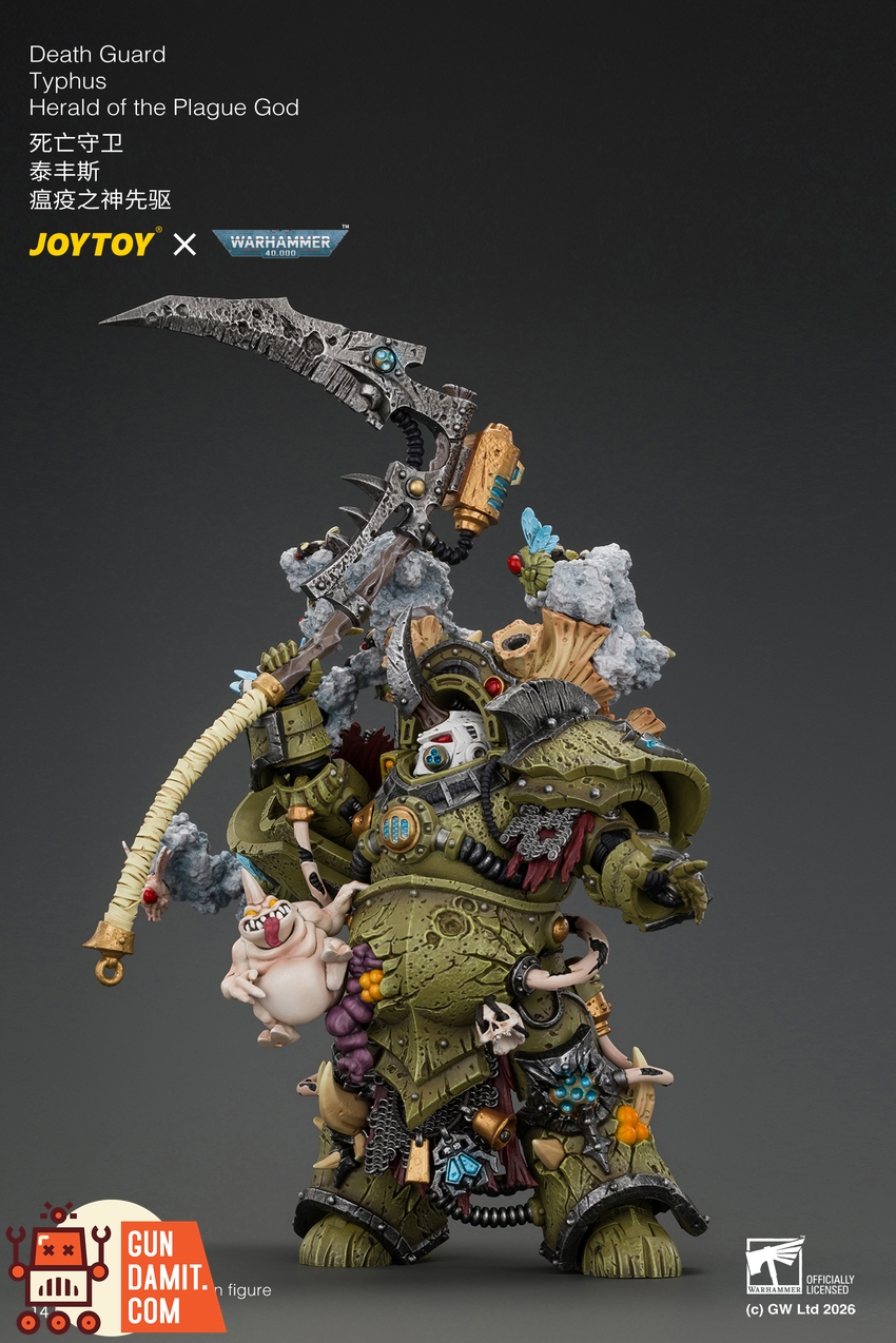 JoyToy JT05480 1/18 Warhammer 40K Death Guard Typhus Herald of the Plague God - View 17 JoyToy JT05480 1/18 Warhammer 40K Death Guard Typhus Herald of the Plague God - View 17