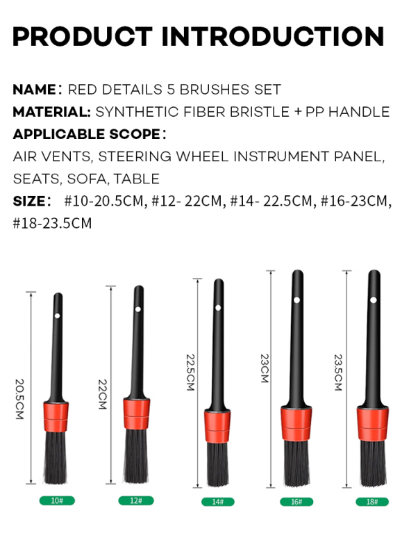 detailing brushes kit