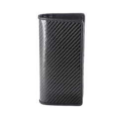 3K Twill Carbon Fiber and Leather Long Wallet Wholesale