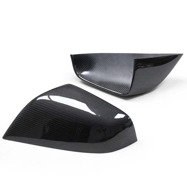3K, Forged, Honeycomb Carbon Fiber Adhesive Side-view Mirror Covers Overlays for Tesla Model 3, Model Y, Model X, 2021 Model S