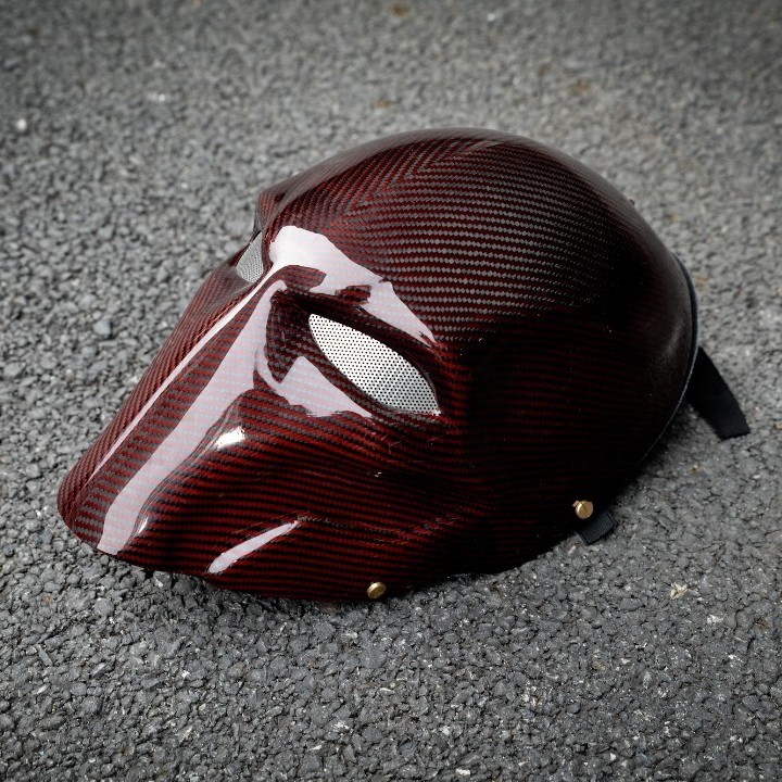 8005 3K/Red-Carbon/Forged Carbon Fiber DEATHSTROKE Mask for Wholesale, New Arrival 2022