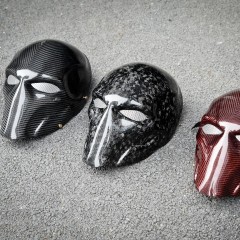 8005 3K/Red-Carbon/Forged Carbon Fiber DEATHSTROKE Mask for Wholesale, New Arrival 2022