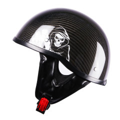 4104 Carbon Fiber Summer Half-face Helmet with DOT/CCC Certified