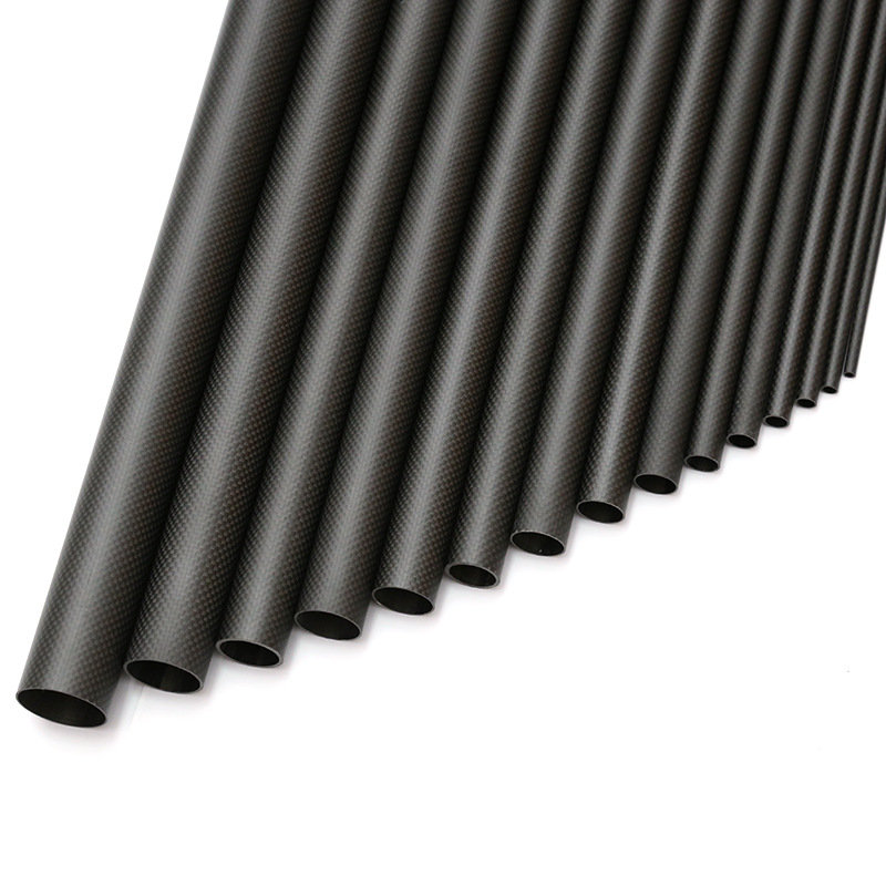 Pultrusion Carbon Fiber Round Tubes With Multiple Sizes and Colours Wholesale