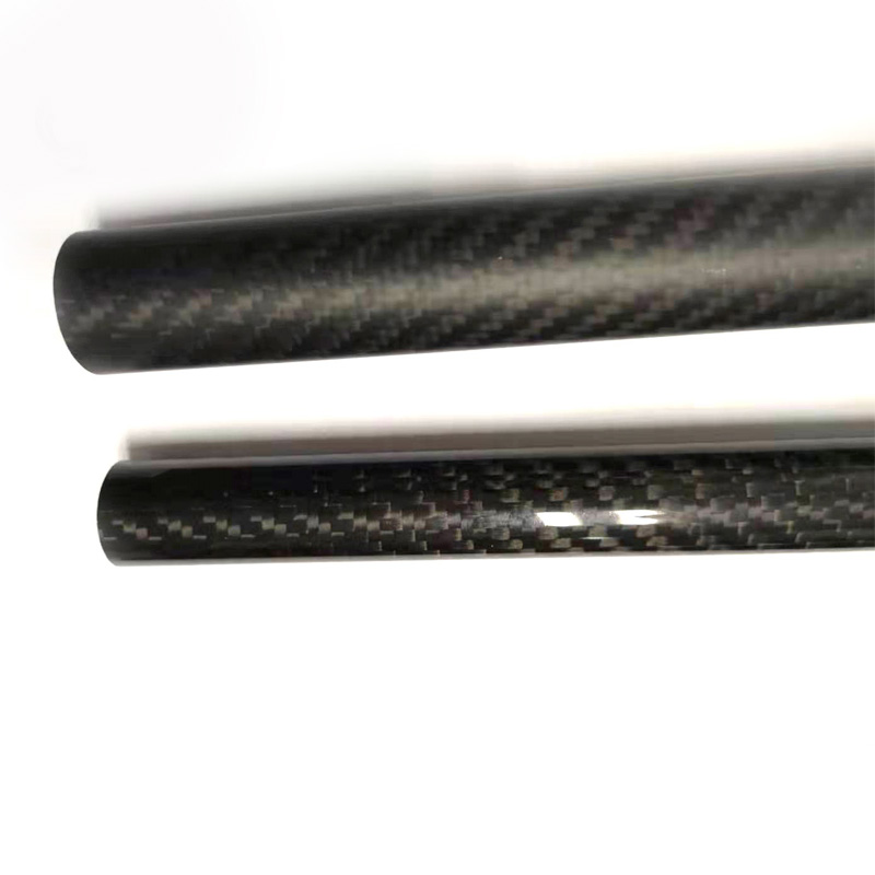 Round Carbon Fiber Roll Wrapping Tubes for Wholesale | with custom size available