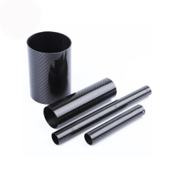 Round Carbon Fiber Roll Wrapping Tubes for Wholesale | with custom size available