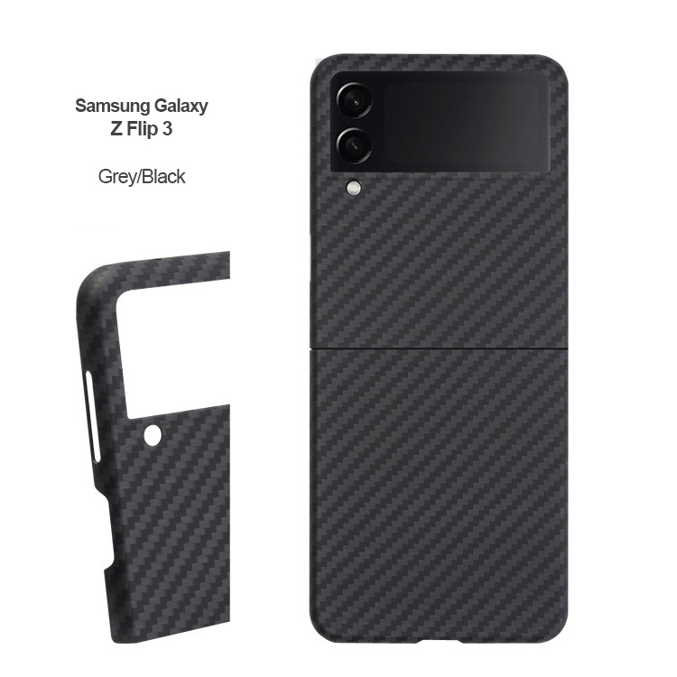Kevlar Fiber Compression Molded Phone Cases for Samsung Galaxy Z Fold 2 & 3, Z Flip