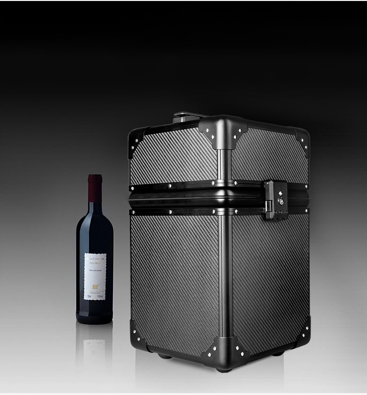 3K Carbon Fiber Champagne/Wine Protective Case | New Arrival 2022
