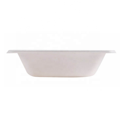 Square Biodegradable Disposable Sugarcane Bagasse Bowl