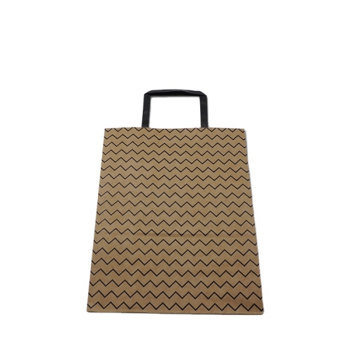 Biodegradable Wholesale Custom Printed Square Kraft Paper Bag