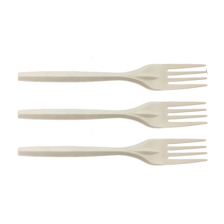 Eco-Green Disposable Flatware Cornstarch Fork