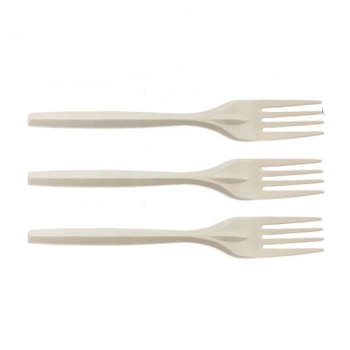 Eco-Green Disposable Flatware Cornstarch Fork