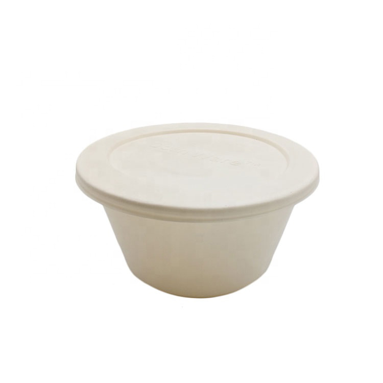 Cornstarch Food box Biodegradable Soup Bowl With Lid