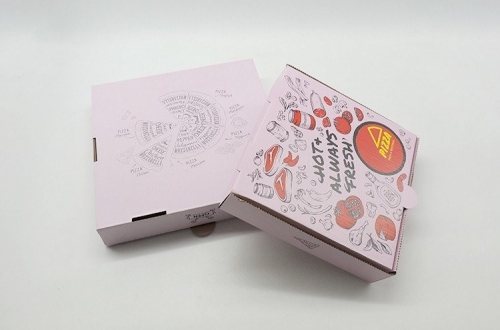 Disposable Pink Pizza Box Custom Pizza Box Design