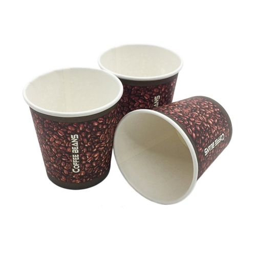 High Quality Custom Printing Disposable Single Wall Paper Cups for Coffee