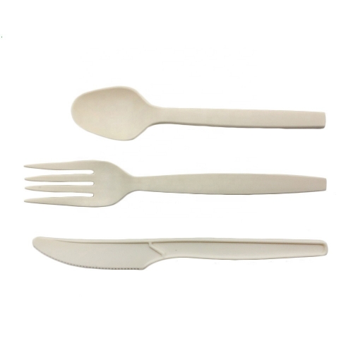 Eco Disposable Compostable PLA 100% Biodegradable Spoon For Dessert