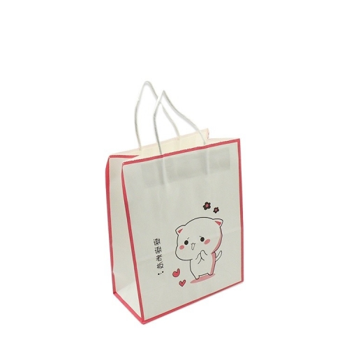 Wholesale Biodegradable Durable Kraft Paper Bag With Handle