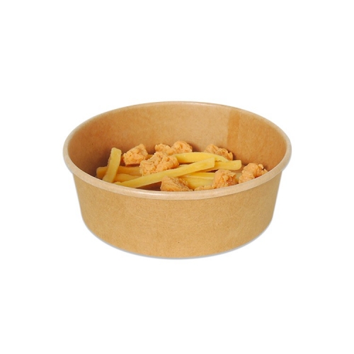 Biodegradable Packaging Disposable salad Kraft Paper Bowl