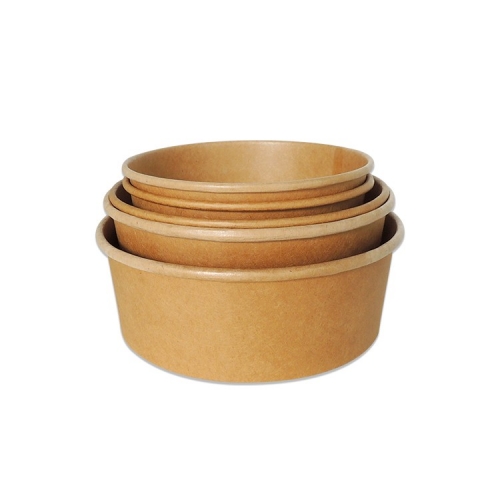 Takeaway Biodegradable Design Logo Disposable Salad Paper Bowl