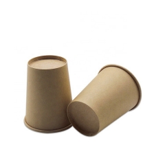 2020 Compostable Kraft Paper Cup For Hot Coffee