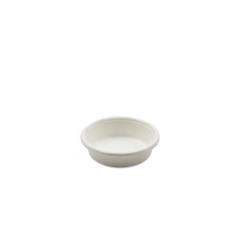 100% Compostable 1 OZ Bagasse Sugarcane Sauce Cup with PLA Lid