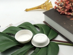 Eco-friendly Disposable Sugarcane Pulp Dipping Sauce Cups With Lids