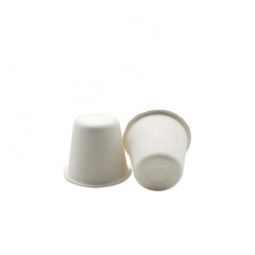 3 oz bagasse cups with lid Factory wholesale compostable disposable bagasse