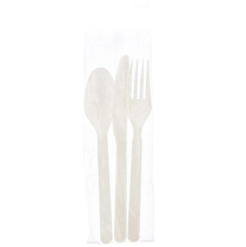 Disposable compostable biodegradable disposable fruit fork PLA cutlery set