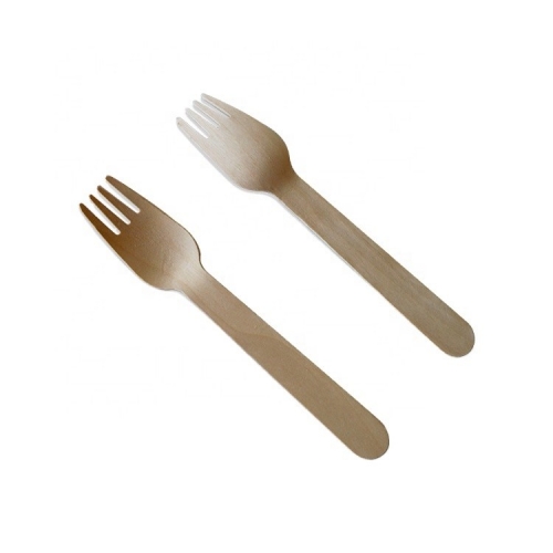 Biodegradable Compostable Disposable Wooden Fork Wood Fork