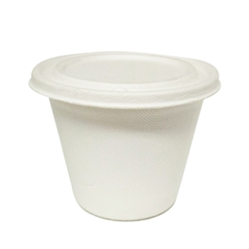 Fashion Cup biodegradable sugarcane cup with lid for any kinds of occasion