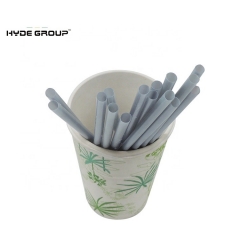 Compostable Pla Disposable Wheat Coffee Stirrer Straws for Cafe