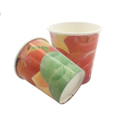 Hot Sale 9OZ Disposable Cold Drink Paper Cup With Lids