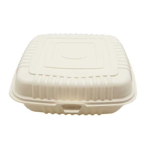 high quality delicate box decomposable cornstarch rice box for cooked food