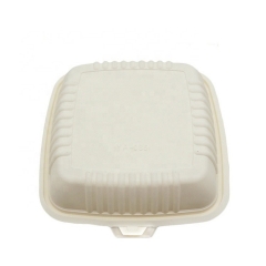 Eco Green Lunch Box Biodegradable Clamshell Food Cornstarch Containers